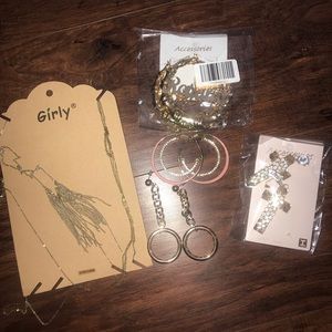 statement gold jewelry bundle